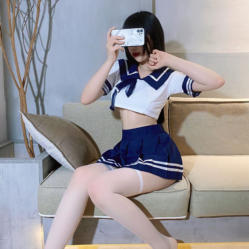 SAILOR SCHOOL UNIFORM SEXY / Lingerie Kostum Costume School Seksi Murah Cosplay Seragam Sexy Import 