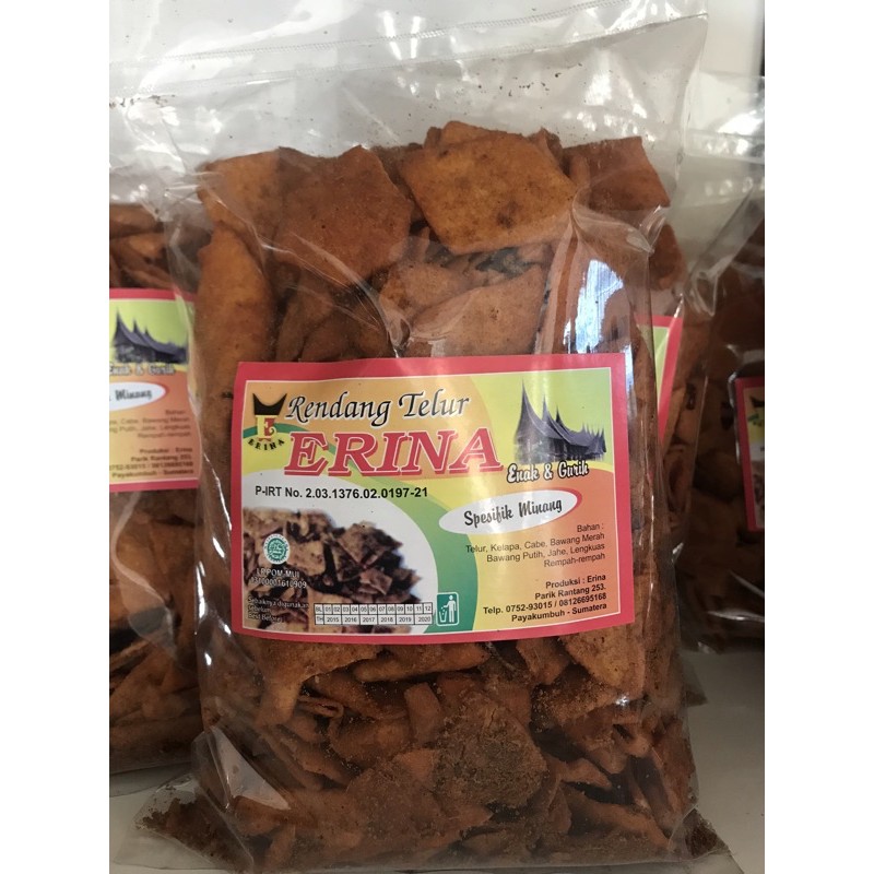 

Rendang Telur Erina 500 gr