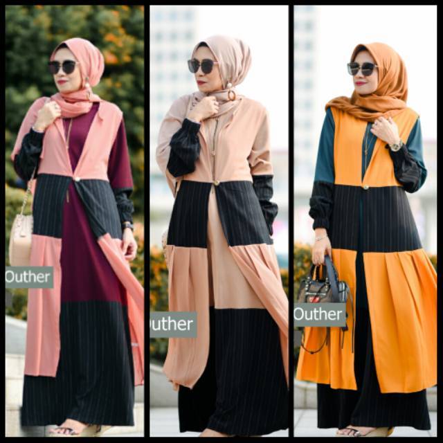 Alika dress set outer by DCL