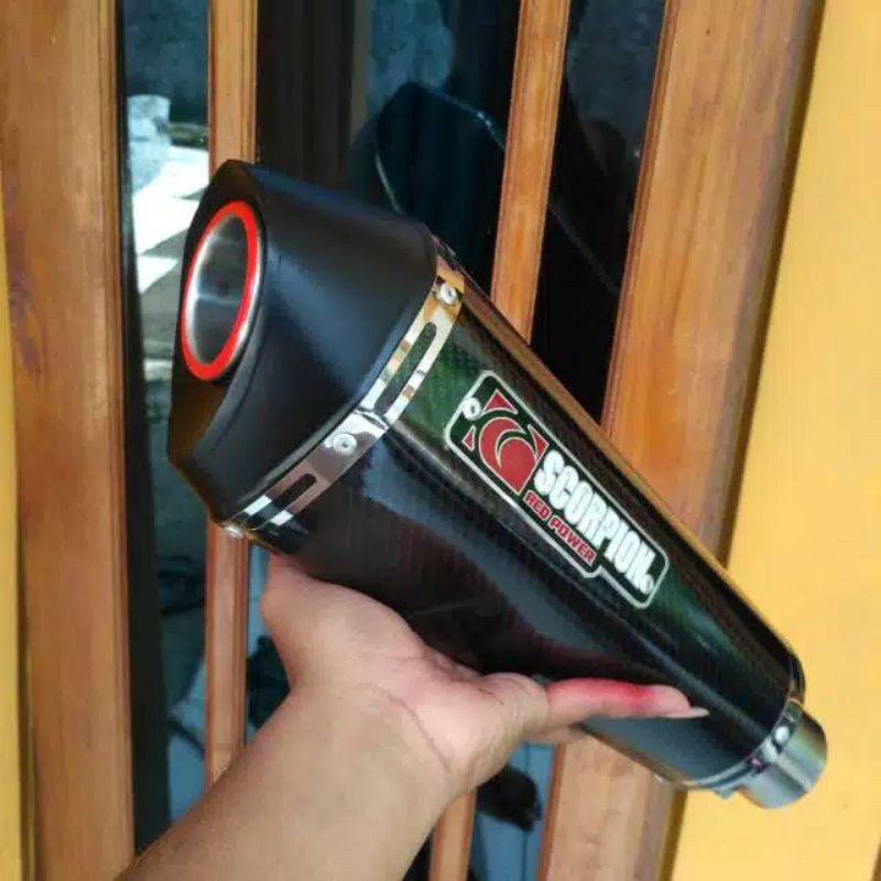 slancer scorpion red power full carbon