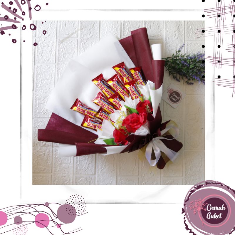 

Buket Snack | Buket Beng Beng | Buket Bunga | Buket Bunga Snack | Buket Wisuda | Oemah Buket