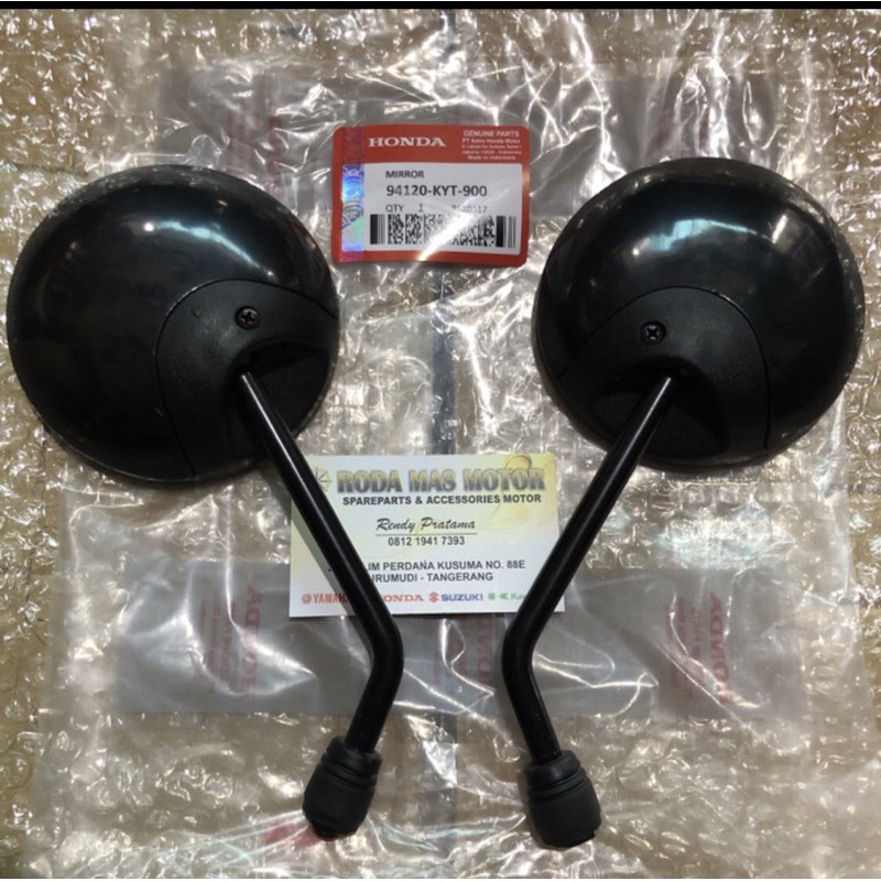 SPION HONDA MODEL SCOOPY WARNA HITAM PNP BEAT / VARIO / SPACY / KARISMA / SUPRA 125 DRAT 14