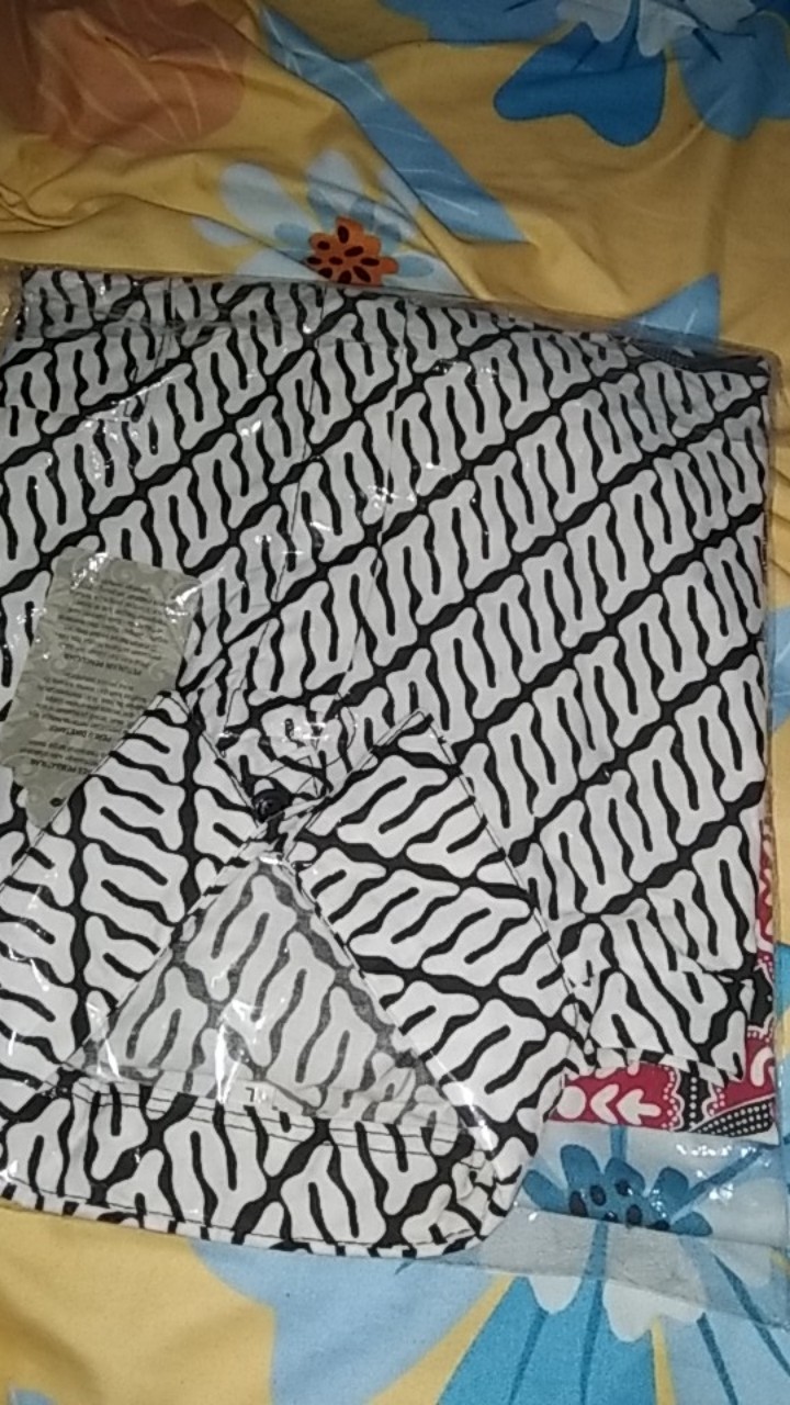 Bswart Batik Hrb026 Kenongo Hem Pendek Padi Pekalongan M L Xl Batik Pria Murah Modern Grosir