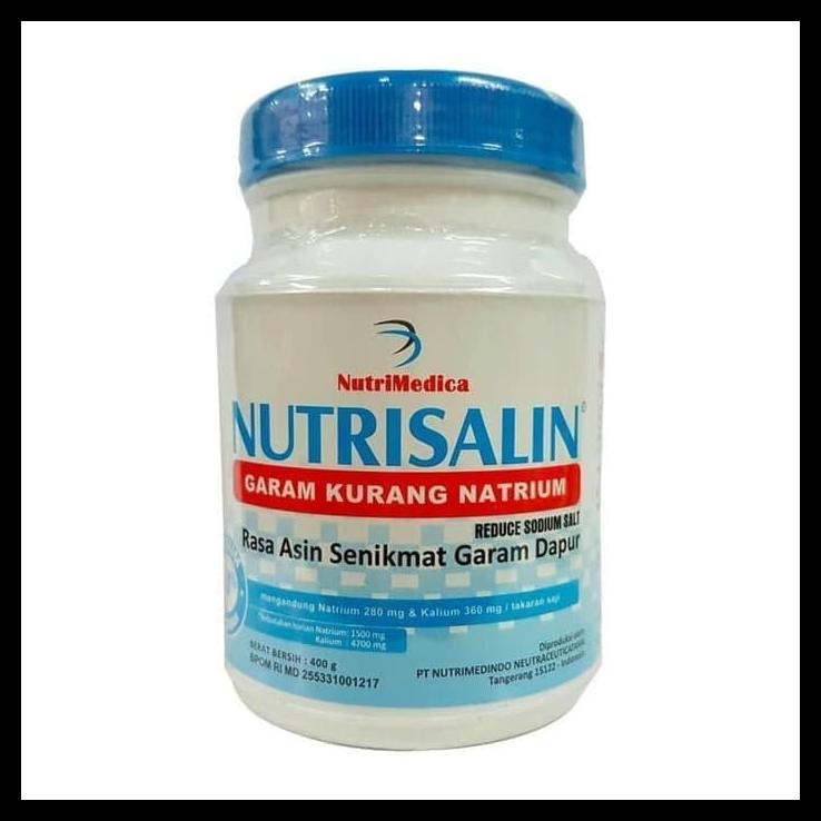 

TERBARUU!! Nutrisalin garam diet 400gr garam rendah natrium 400 gr garam dapur SALE