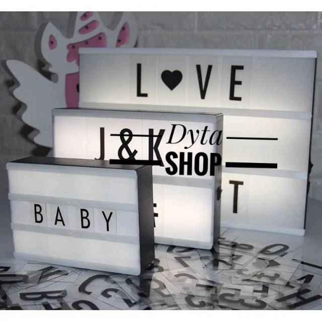 Lampu led light box + card