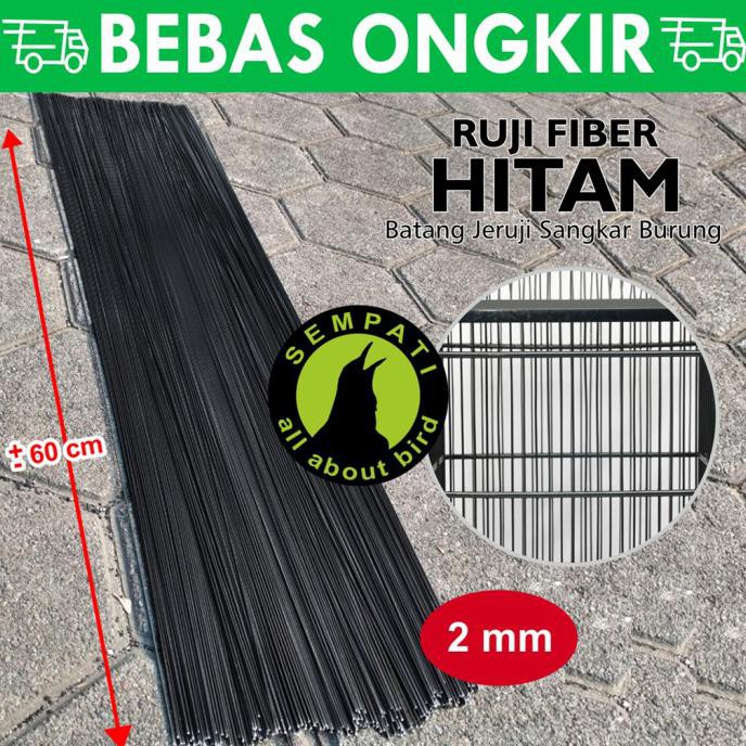 Buruan Beli] Ruji Fiber Jeruji Fiber Hitam 2 Mm 2Mm Sangkar Kandang Burung Rjhtm2