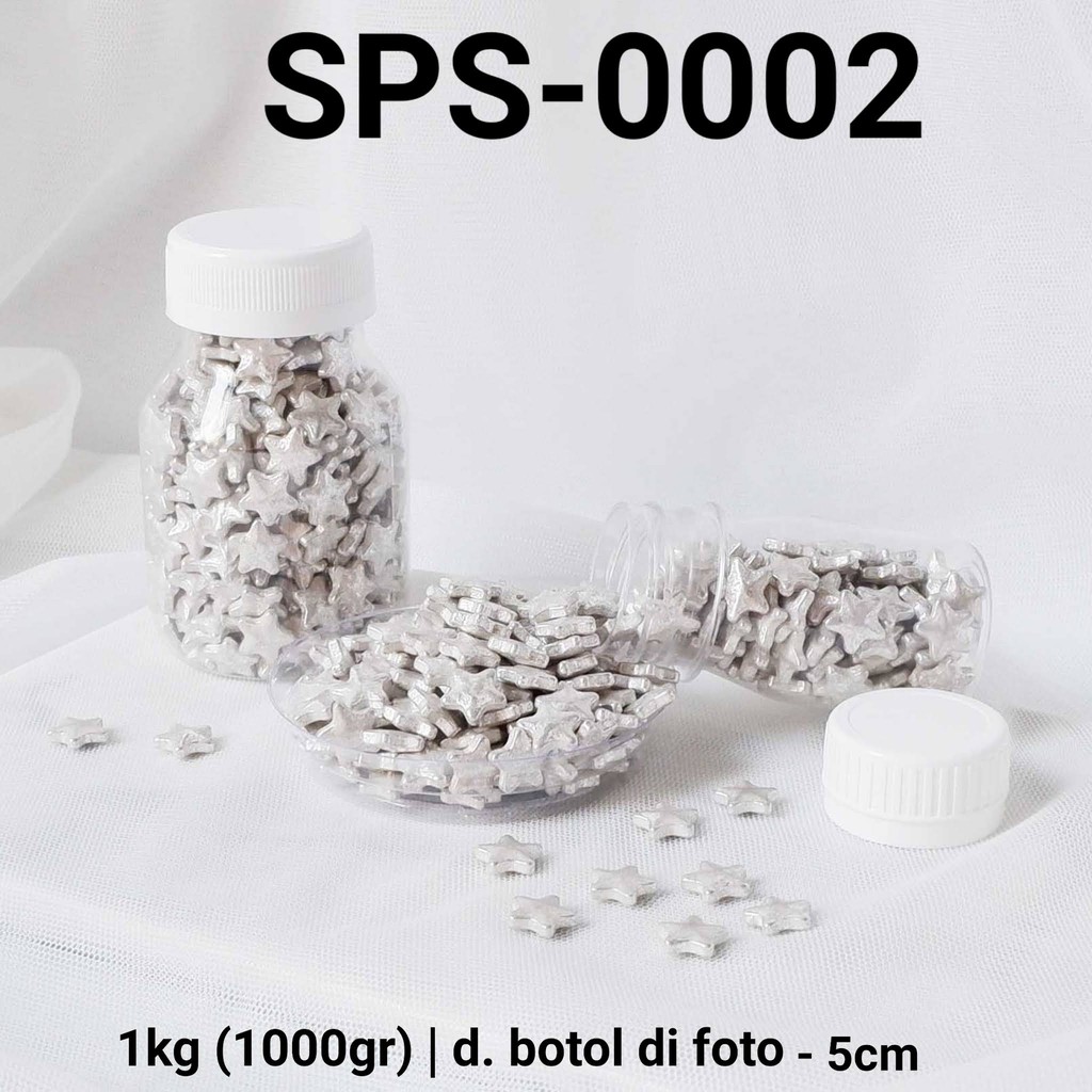 

SPS-0002 Sprinkles sprinkle sprinkel 1kg 1 kg bintang silver perak yamama baking grosir murah sprinkles cake dekorasi mutiara trimit decoration story sprinklestory sprinklesstory sprinkle story yamama baking