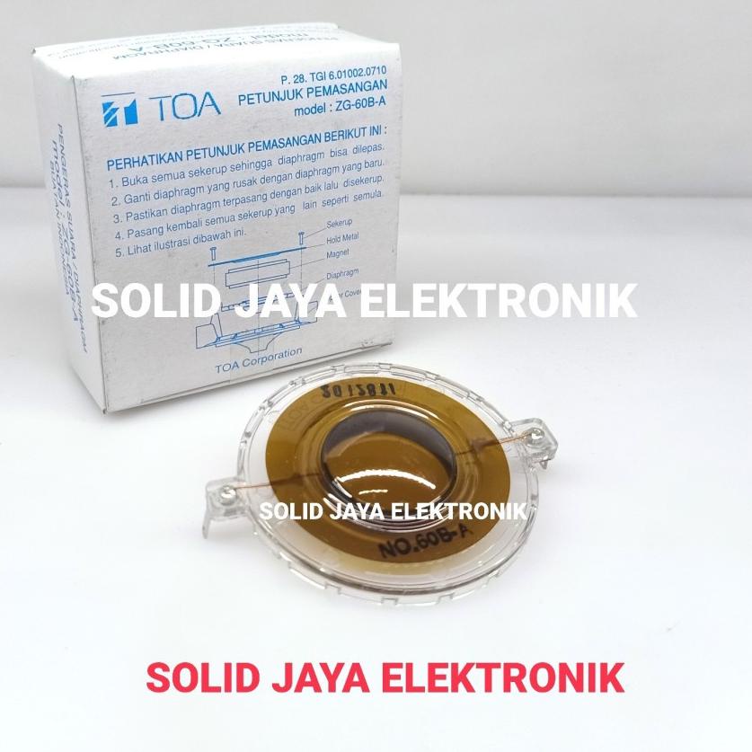 SPUL TOA 10W ZG-60B-A ZH-610S ZH-610 ZH 610 ZH-510S ZH-615R DIAPHGRAGM SPULL SPEAKER CORONG TOA ASL
