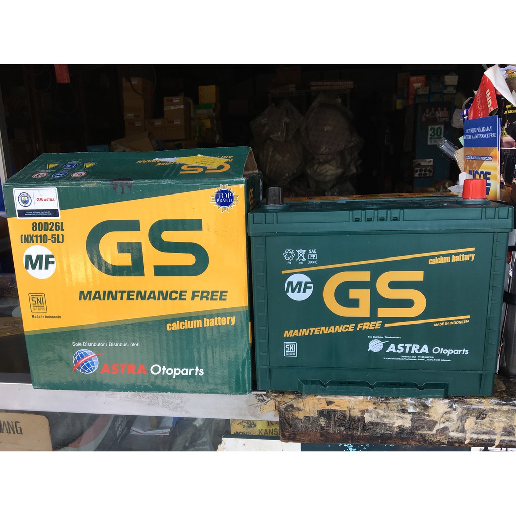 Accu GS MF 80D26L-NX110-5L