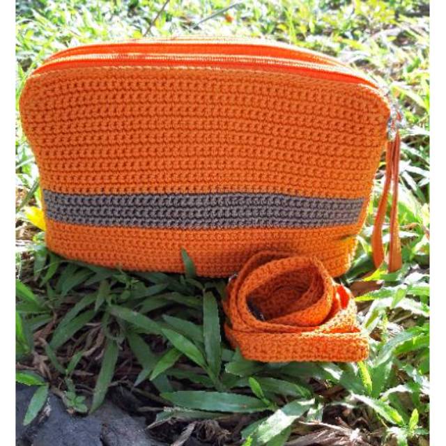 SALE LAST STOCK tas slempang RAJUT bukan dowa tas rajut jogja