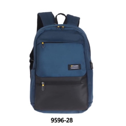 Tas Selempang President BP 9594-28 Backpack 2 in 1 Grey Black Blue