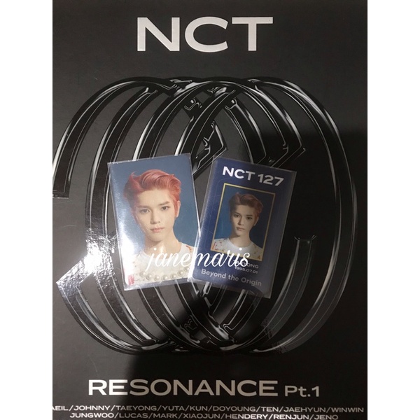 BEYOND LIVE NCT127 DECO STICKER TAEYONG PHOTOCARD & ID CARD