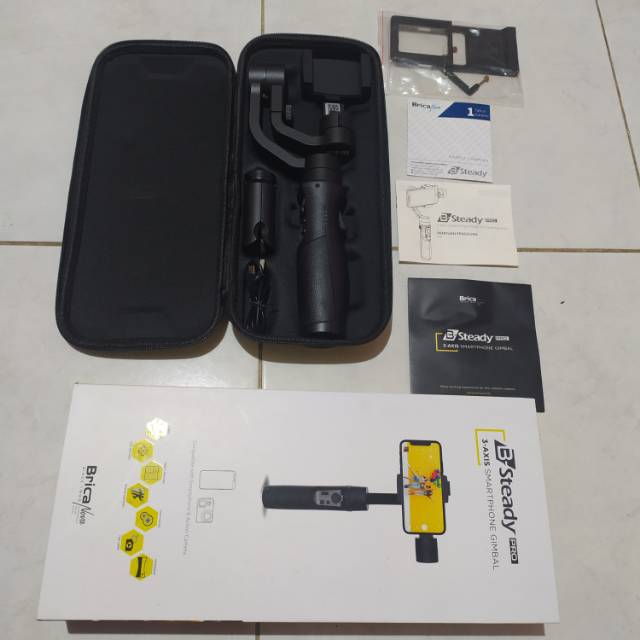 Gimbal Brica B-Steady Pro bekas pakai 1x aja,like new,spek googling aja ya.