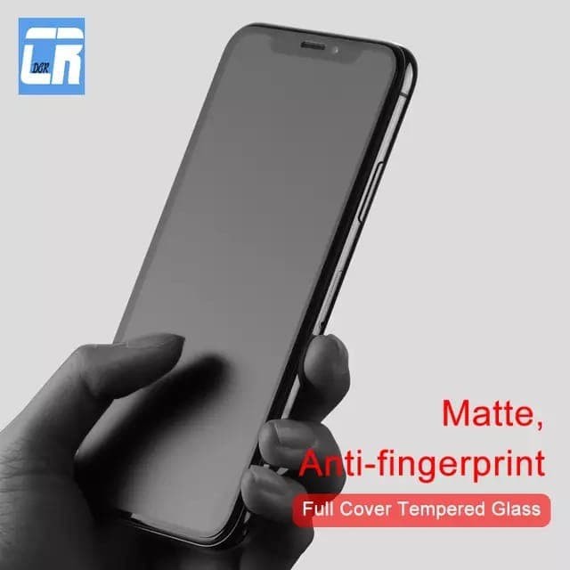 Iphone X XR XS Max Tempered Glass Matte Frosted Full Cover Full Screen