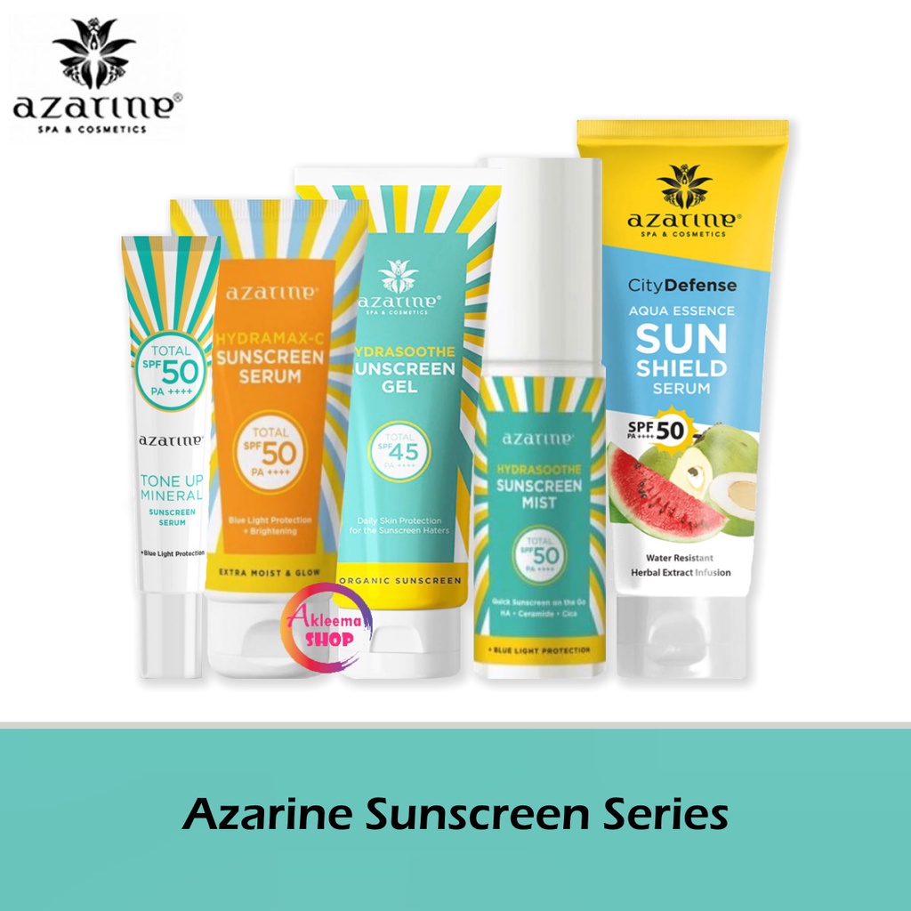 Azarine Sunscreen Seies