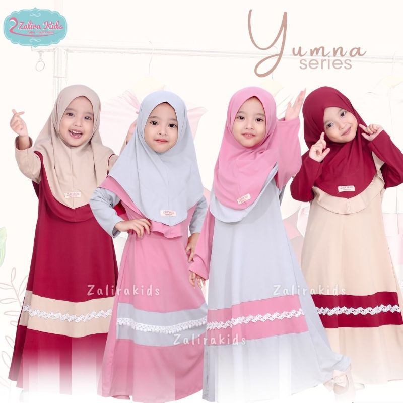 Yumna Series/gamis anak perempuan by zalira kids
