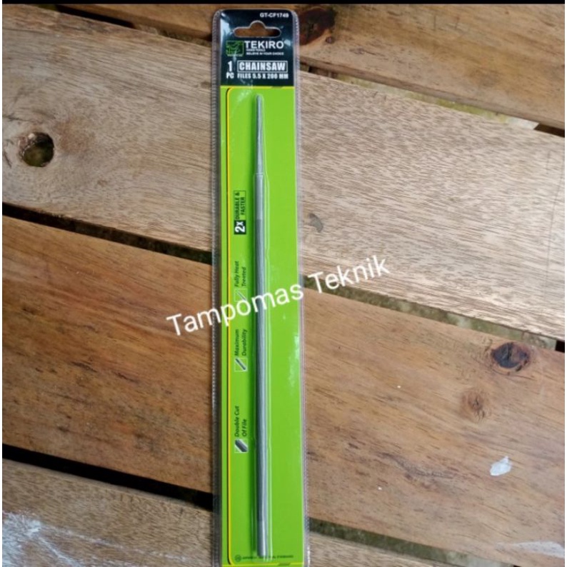 TEKIRO Kikir Bulat 8" Kikir Chainsaw Kikir Gergaji