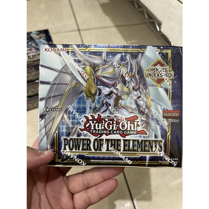 Yugioh Power Of The Elements Booster Box Terbaru