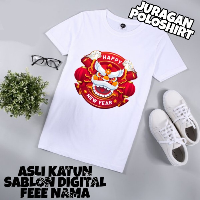 KAOS IMLEK 2022 TIGER-KAOS IMLEK FAMILY-KAOS UNISEX PRIA/WANITA-JRG60 - imlek terbaru 2022