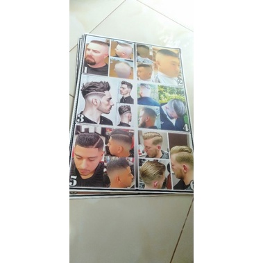 poster potong rambut