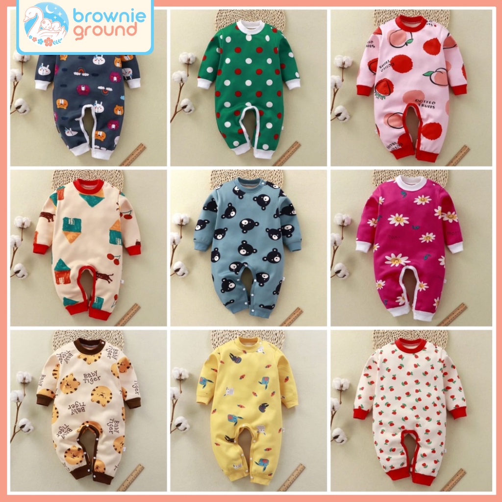 Jumper bayi 0-6 bulan BAHAN VELVET / Jumper bayi HANGAT &amp; LEMBUT / baju bayi jumper lengan panjang bayi