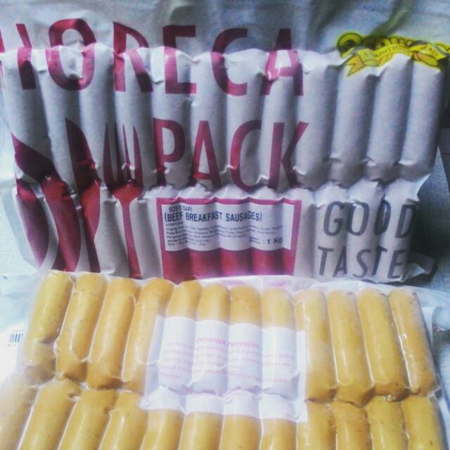 

Sosis Sapi HORECA PACK (Beef Breakfast Sausage) Original