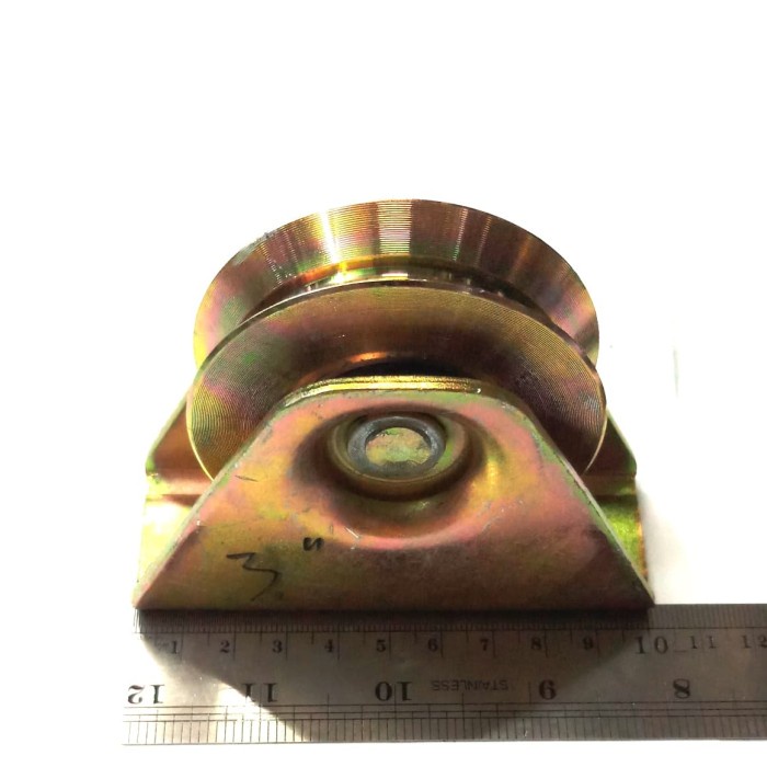 Katrol- Roda Pintu Pagar/Roda Pintu Besi 70Mm (3") -Katrol.