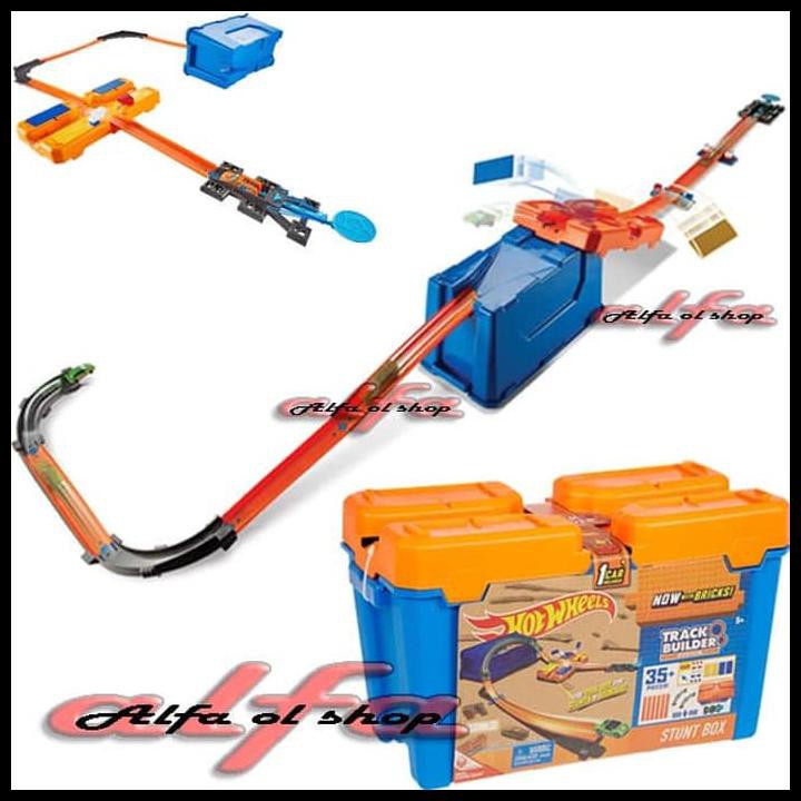 HOT WHEELS TRACK STUNT BOX HOTWHEELS TRACK BUILDER DIECAST
