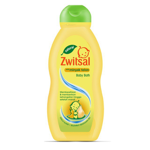 Zwitsal Baby Bath Natural Dengan Minyak Telon