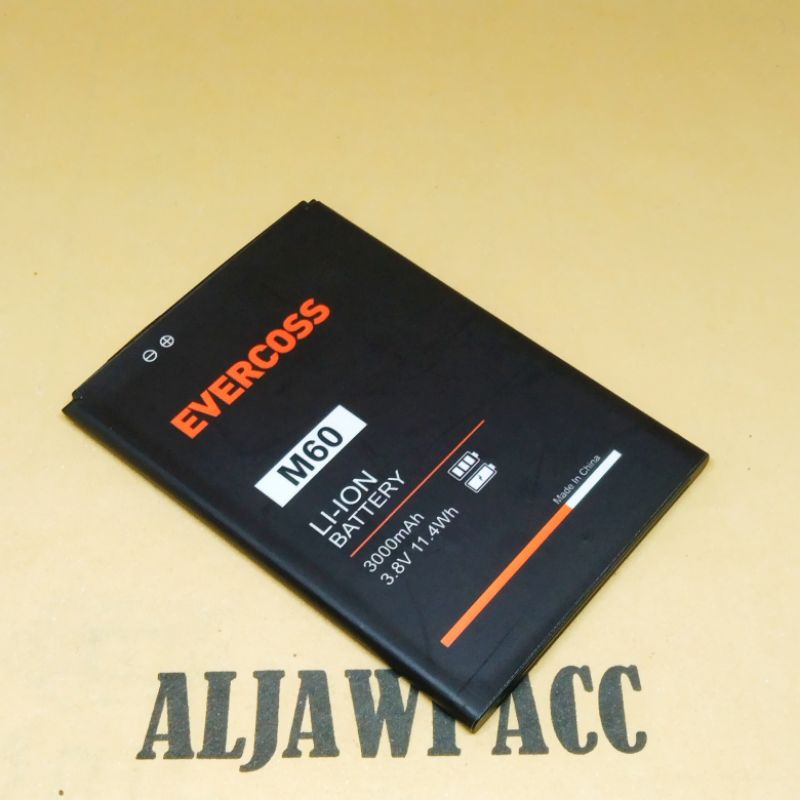 Baterai Bt Batre Battery Cross M60 Evercoss M60 Original Battery