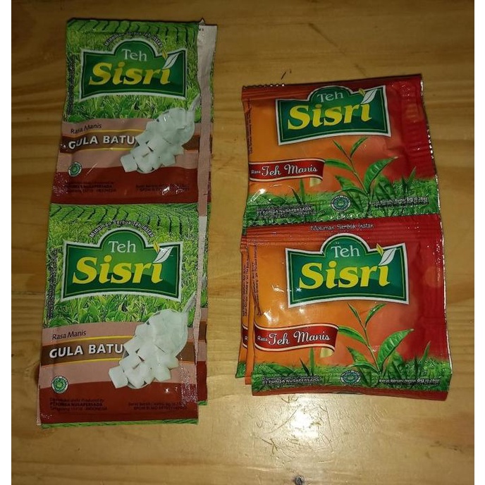 

Minuman Serbuk TEH SISRI Aneka Rasa 8 gr 1 Renceng 10 sachet