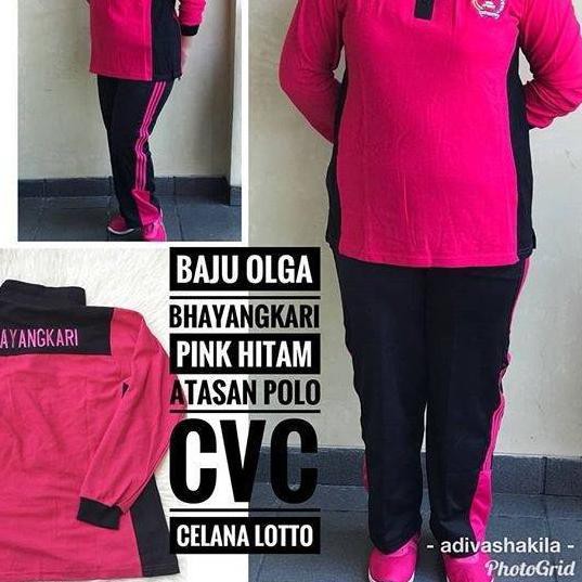 [ ITB ] BAJU OLAHRAGA BHAYANGKARI PINK HITAM terbaru ««