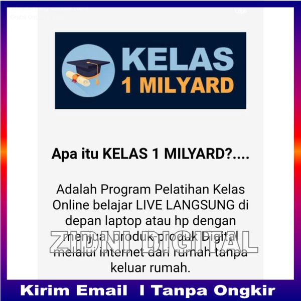 KELAS 1 M MILYAR MILYARD TUTORIAL JUALAN PRODUK DIGITAL DI RUMAH AJA DIGITAL MARKETING ONLINE   PENG
