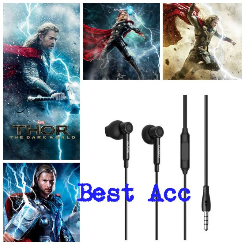 Handsfree Oraimo OEP-E25 THOR Exceptional Sound Earphone With Mic-3