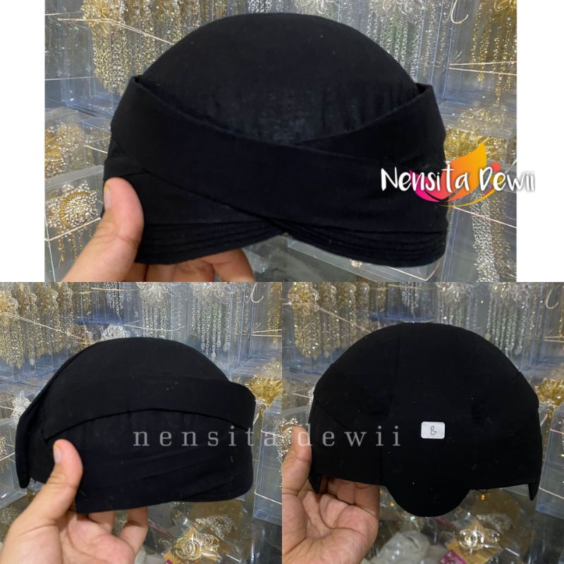 Blangkon Solo Hitam Polos