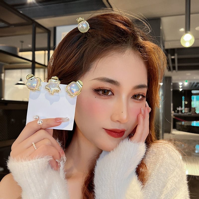 Jepit rambut korea jedai poni mutiara wanita High Quality model terbaru original import