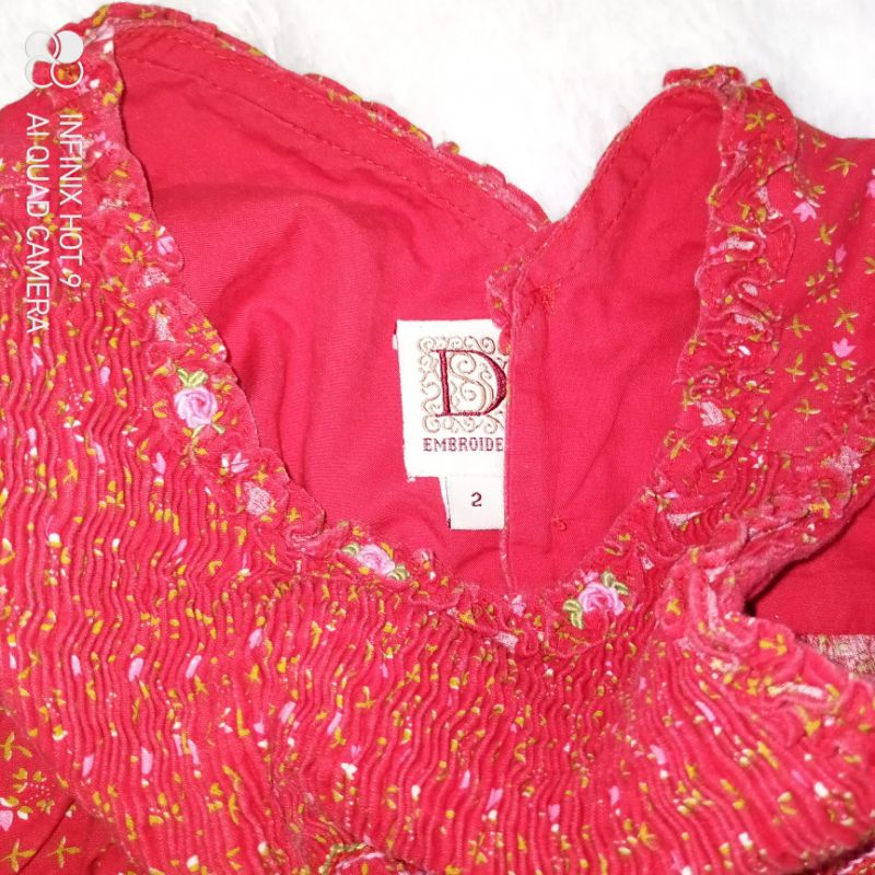 smocked dress preloved like new