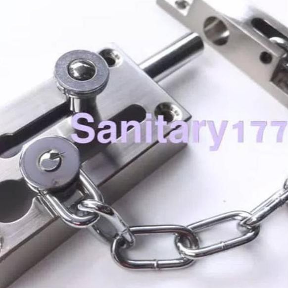 ❋ Grendel rantai kunci pintu gembok grendel pintu ♠