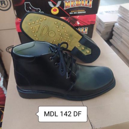 Sepatu kulit pria PDH polri TNI security guard PNS sepatu Kerja formal