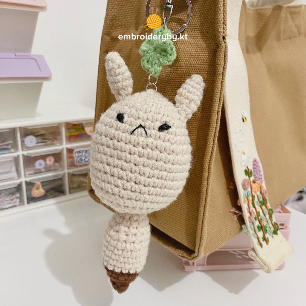 klee's dodoco Amigurumi Keychain / Gantungan Kunci Crochet / Boneka Amigurumi Ready Stock