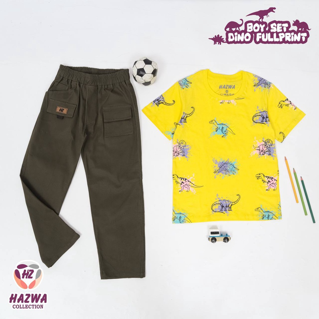 Set Tshirt Dino by Hazwa