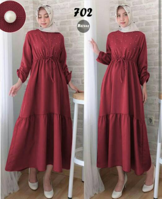 KALANTHA FASHION Maxi Hanifah Fashion Wanita Gamis Wanita Maxi Wanita Fashion Muslim