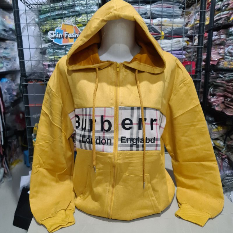 Jaket Suede Import Wanita Fashion XL Besar-Bery Mojo Kuning