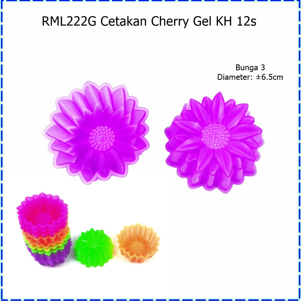 RML222G Cetakan Jelly/Cetakan Puding Cherry KH 12s