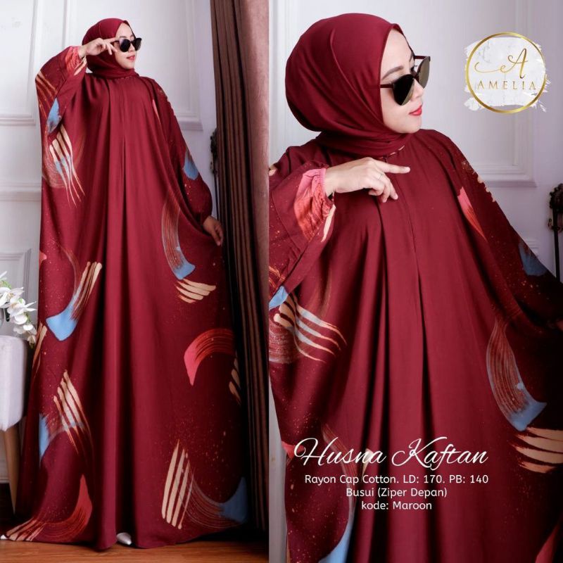 Kaftan jumbo | kaftan camelia |grosir kaftan murah |