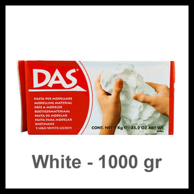 

TERBARU DAS MODELING AIR DRYING CLAY WHITE 1000 GR PERALATAN MELUKIS MURAH MERIAH