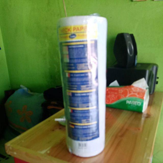 Neck Paper Black Tissu Leher 1 Pack Isi 500 Ruffle Barber Tyssue Tissue Tisu Kertas Putih Hitam