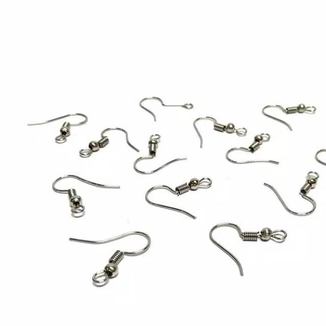 Cantolan Anting / Bahan anting / cantolan anting / bahan aksesoris 100gr warna perak