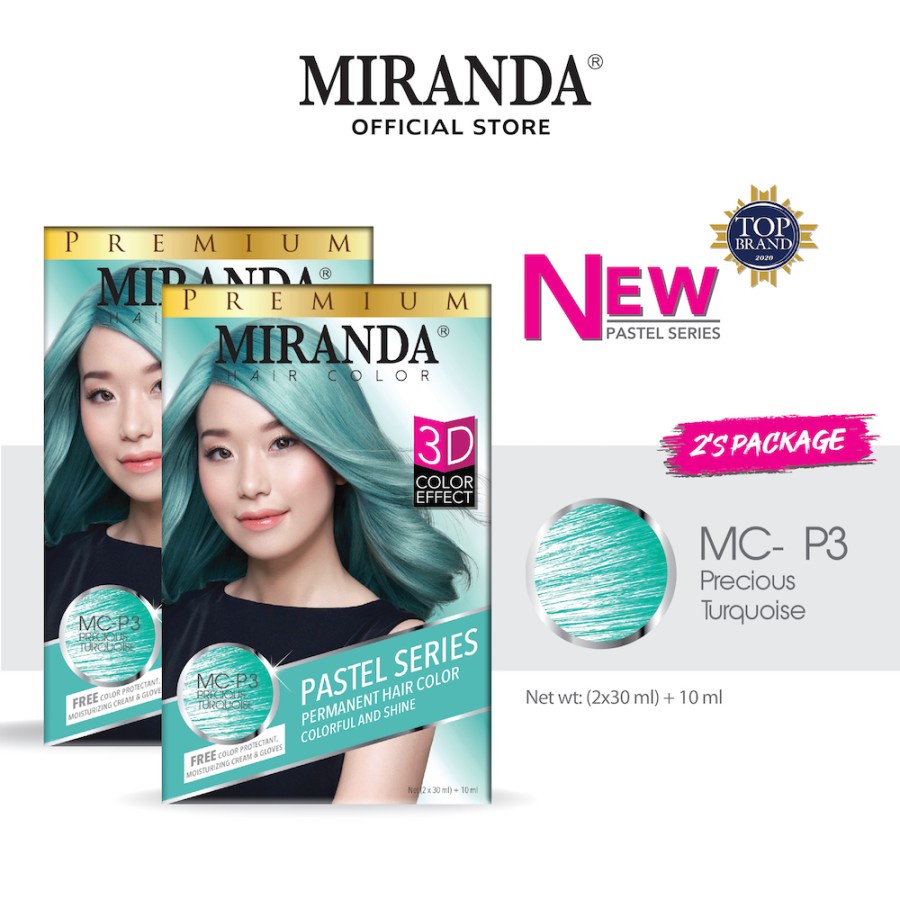 MIRANDA Miranda Hair Color (Cat Rambut Permanen) Pastel Series