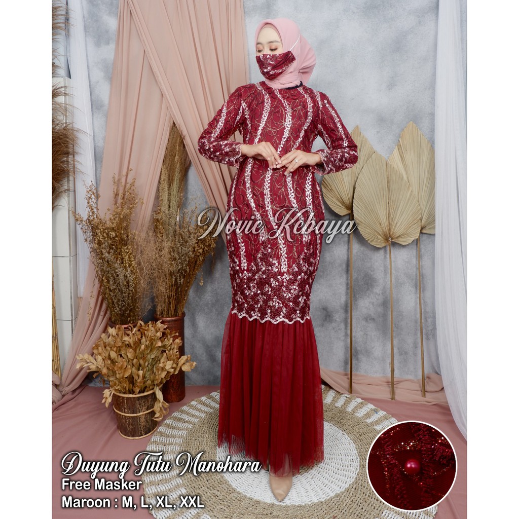 TERBARU GAMIS TULLE MARMAID MANOHARA  / GAMIS PESTA TERBARU